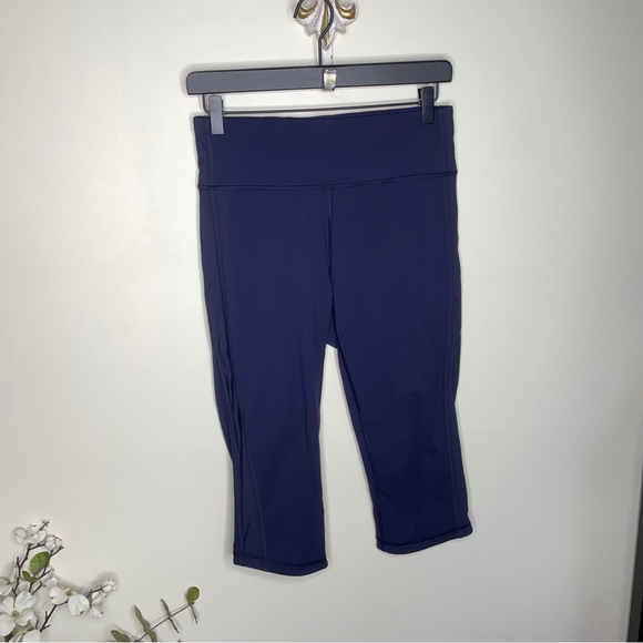 LULULEMON Squad Goals Crop (17") Midnight Navy Blue {A34} - Picture 4 of 7